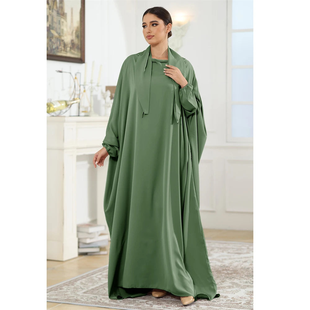 Butterfly Sleeve Prayer Abaya - Modest Ramadan Kaftan