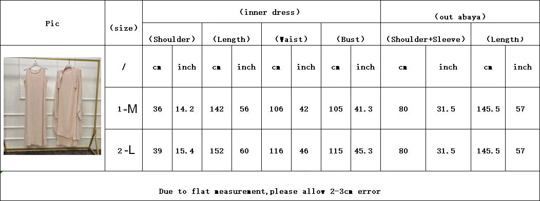 Long Khimar Prayer Set - 2 Piece Pullover Jilbab for Women