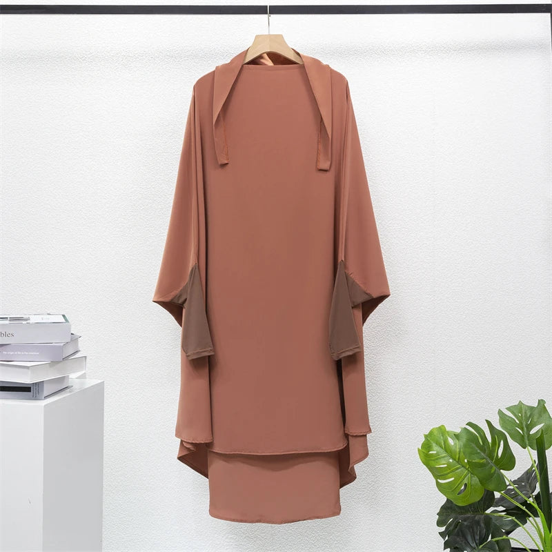 Luxury Dubai Kaftan Abaya with Pockets - Elegant Muslim Dress for Women | Ramadan & Eid 2026