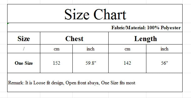 Bow Embroidered Abaya Kimono - Long Sleeve Modest Coat