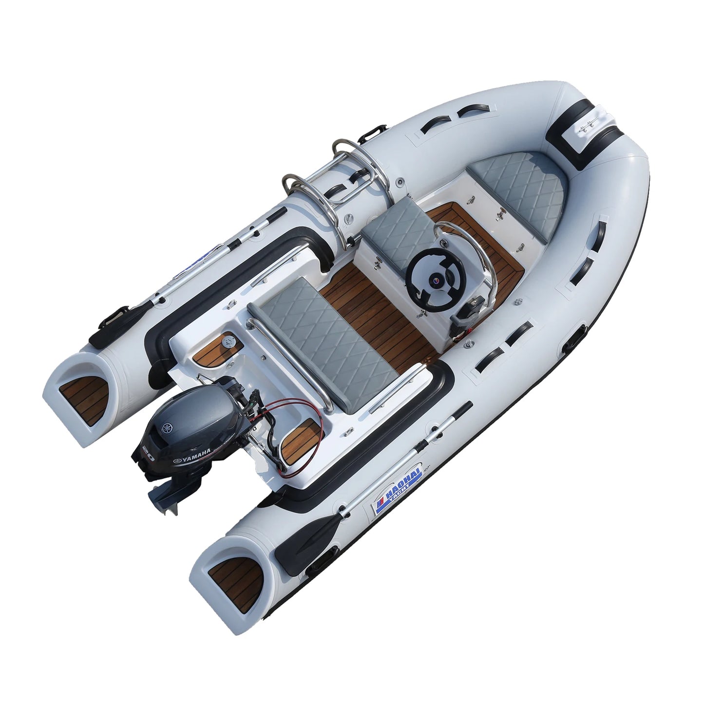 RIB360C 11.8ft Inflatable Fishing Boat - 5 Person Capacity with Console