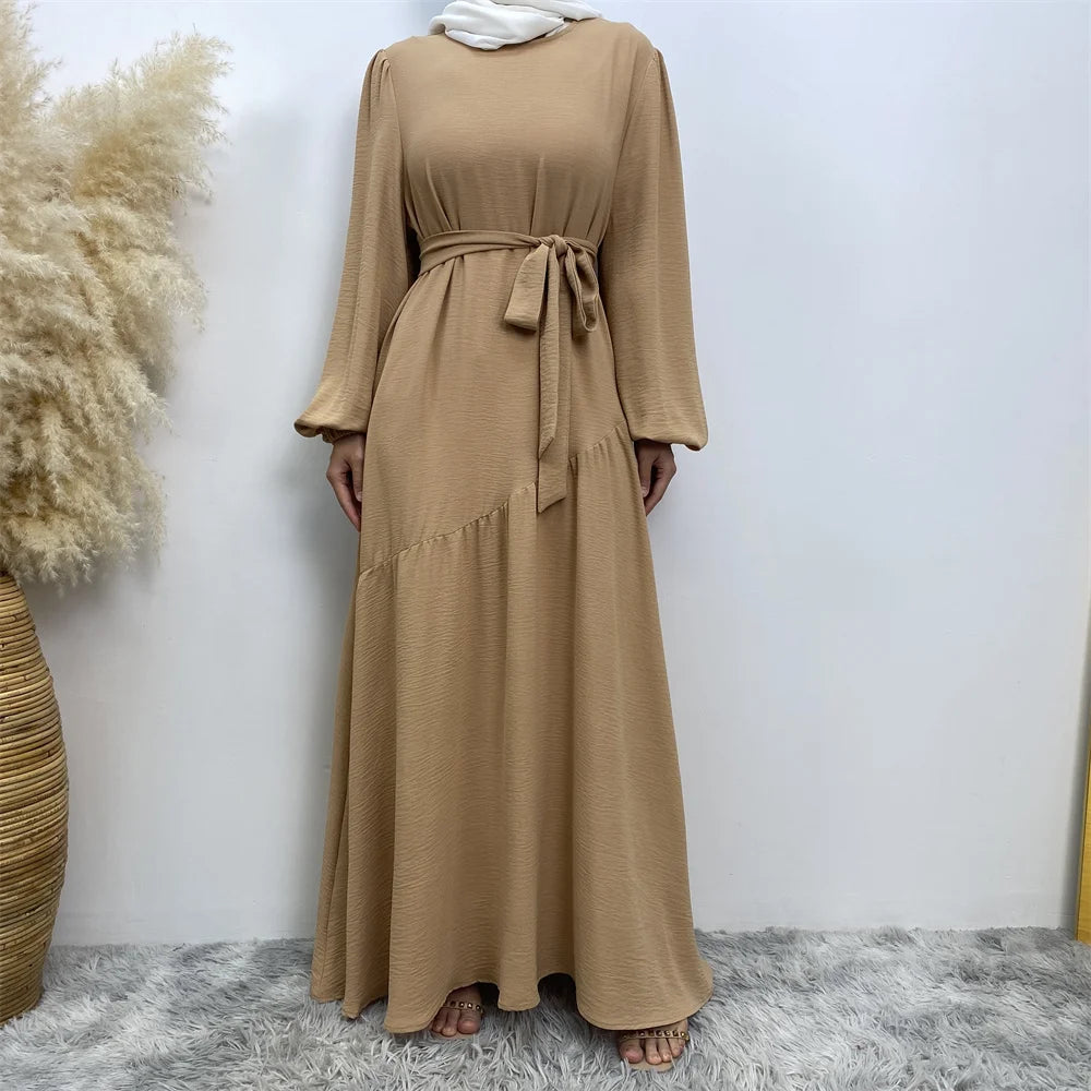 Muslim Fashion Abaya Dress - Long Sleeve Turkish Modest Wear