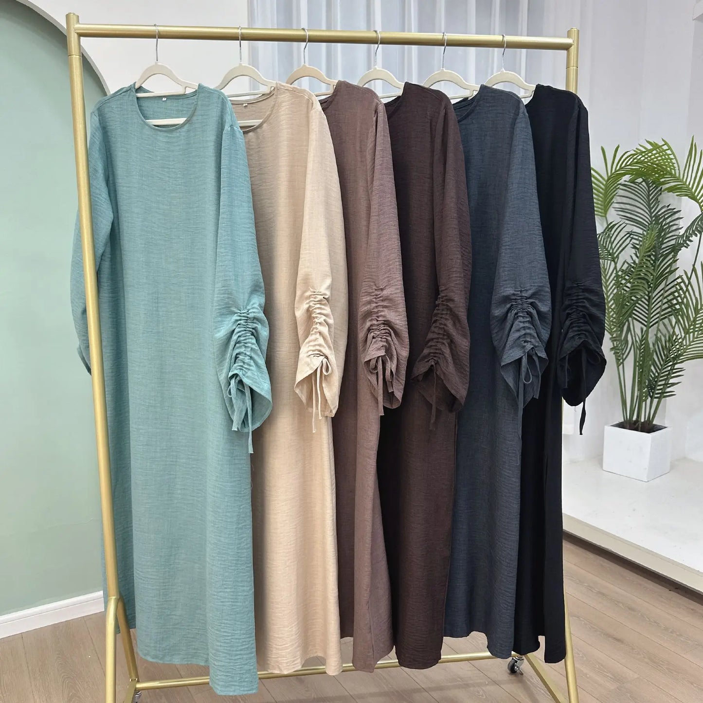 Diamond Embellished Maxi Dress - Gorgeous Party Abaya