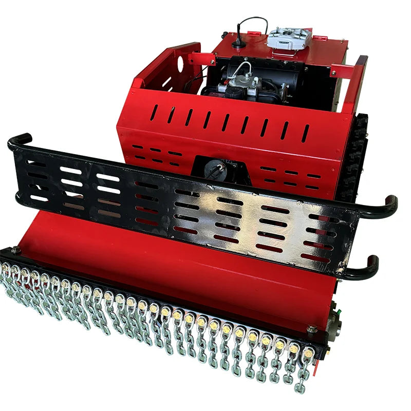 80cm Remote-Control Crawler Weeding Machine – Professional Orchard Grass Cutter