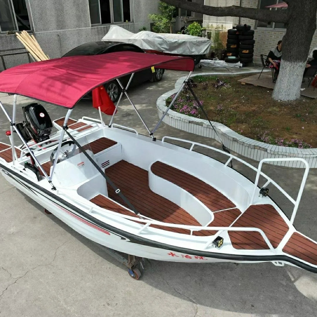 Premium 6-8 Passenger Aluminum Alloy Fishing Boat - River & Sport Yacht