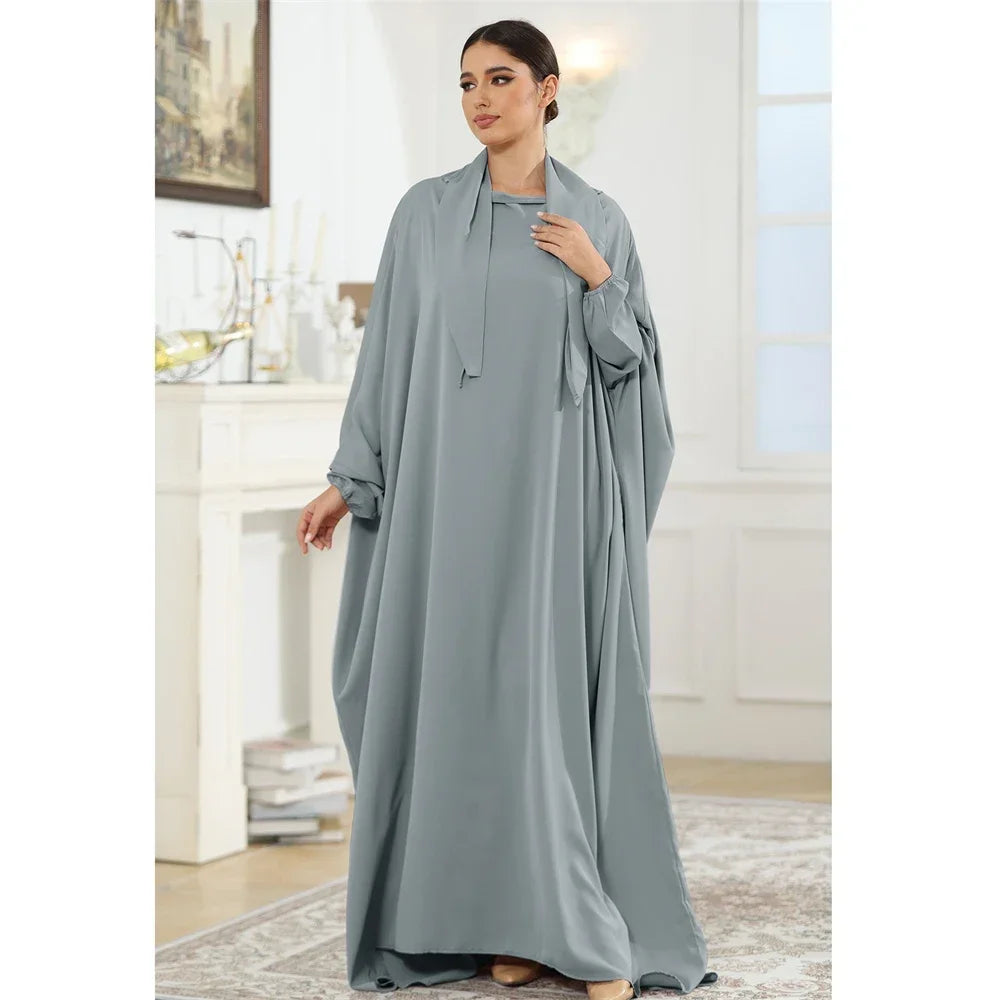 Butterfly Sleeve Prayer Abaya - Modest Ramadan Kaftan