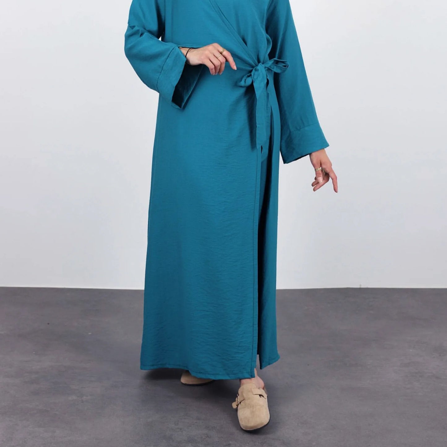 Diamond Embellished Maxi Dress - Gorgeous Party Abaya