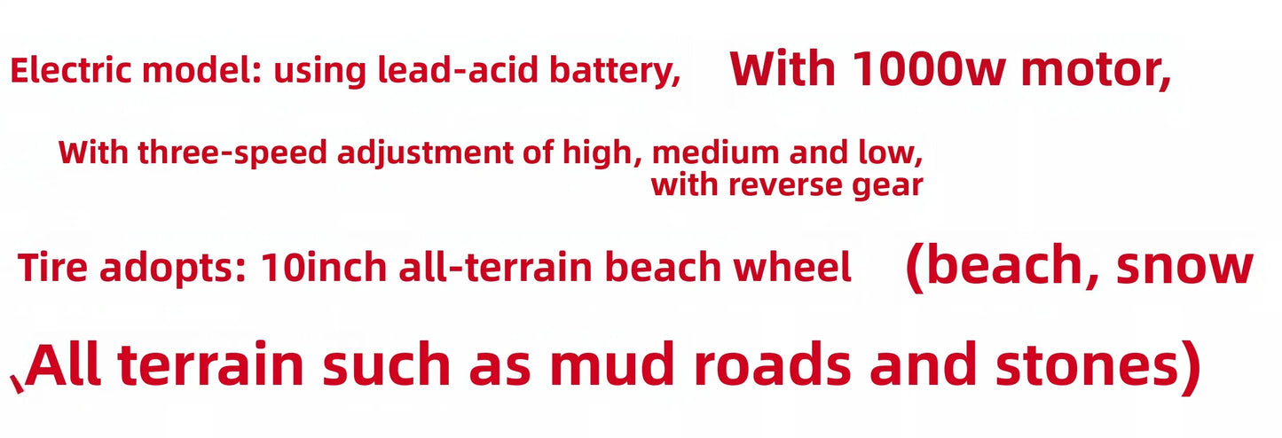 Off-Road Go-Kart - All-Terrain Beach & Mountain Racing Kart