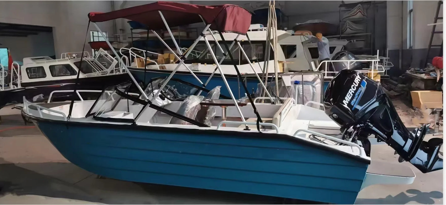 Premium 6-8 Passenger Aluminum Alloy Fishing Boat - River & Sport Yacht