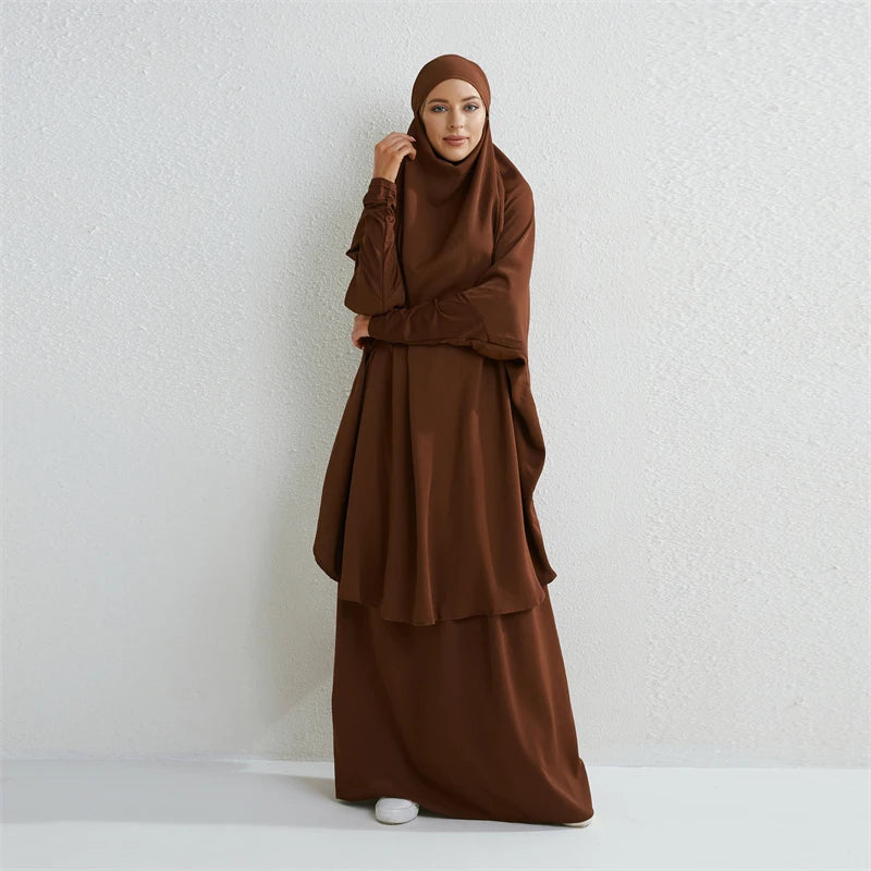 Luxury Dubai Kaftan Abaya with Pockets - Elegant Muslim Dress for Women | Ramadan & Eid 2026