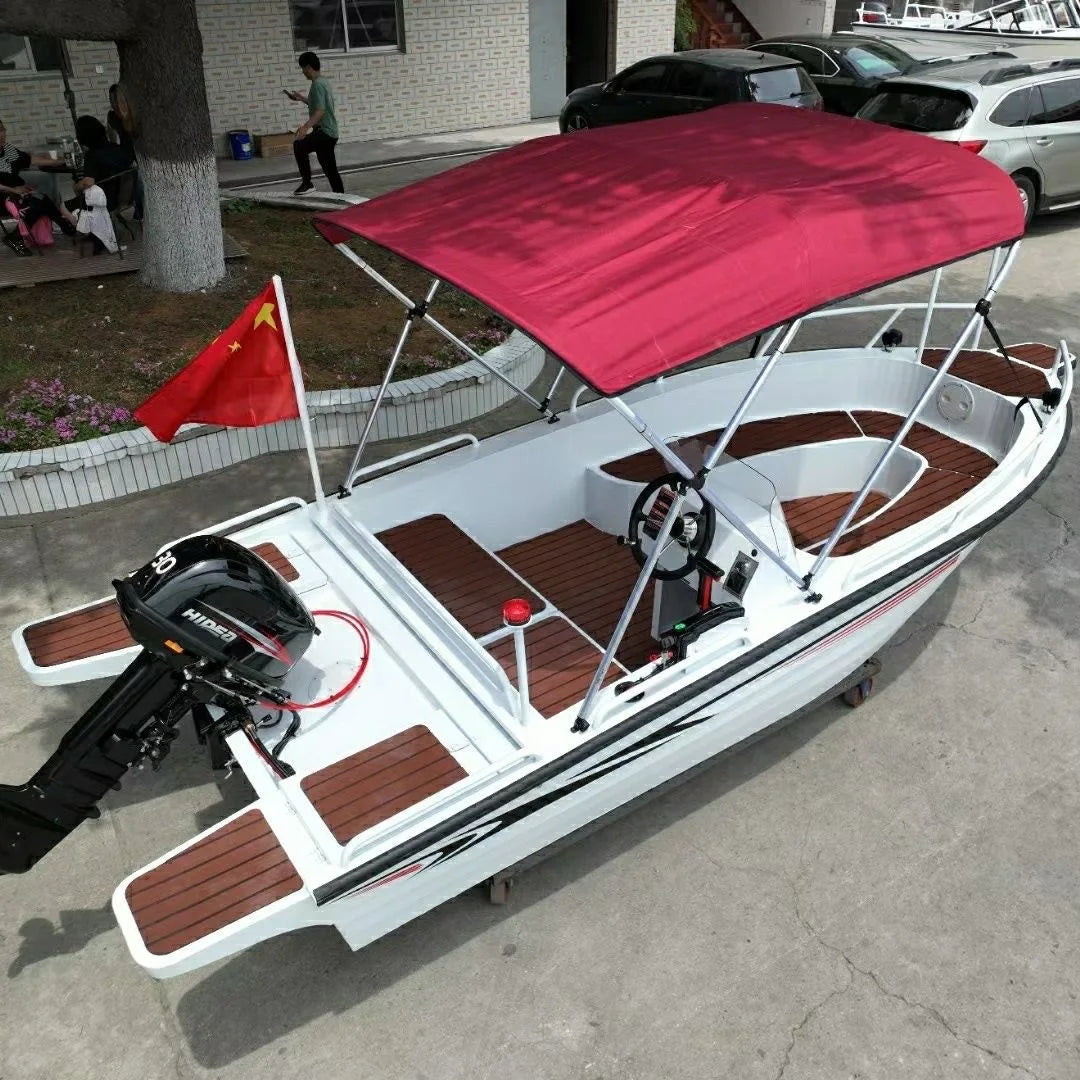 Premium 6-8 Passenger Aluminum Alloy Fishing Boat - River & Sport Yacht