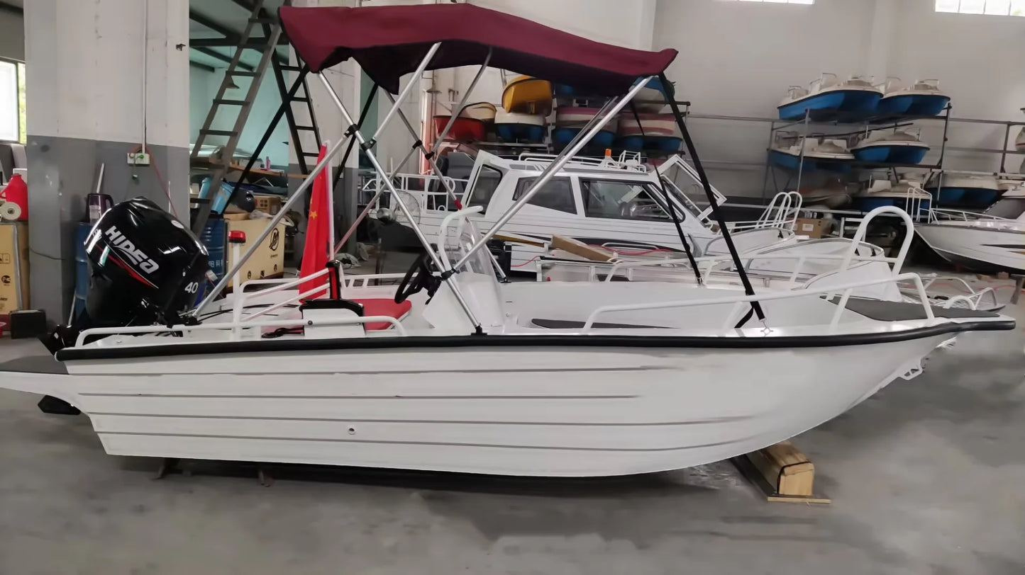 Premium 6-8 Passenger Aluminum Alloy Fishing Boat - River & Sport Yacht