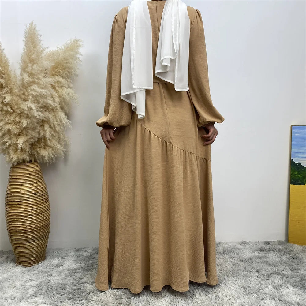 Muslim Fashion Abaya Dress - Long Sleeve Turkish Modest Wear