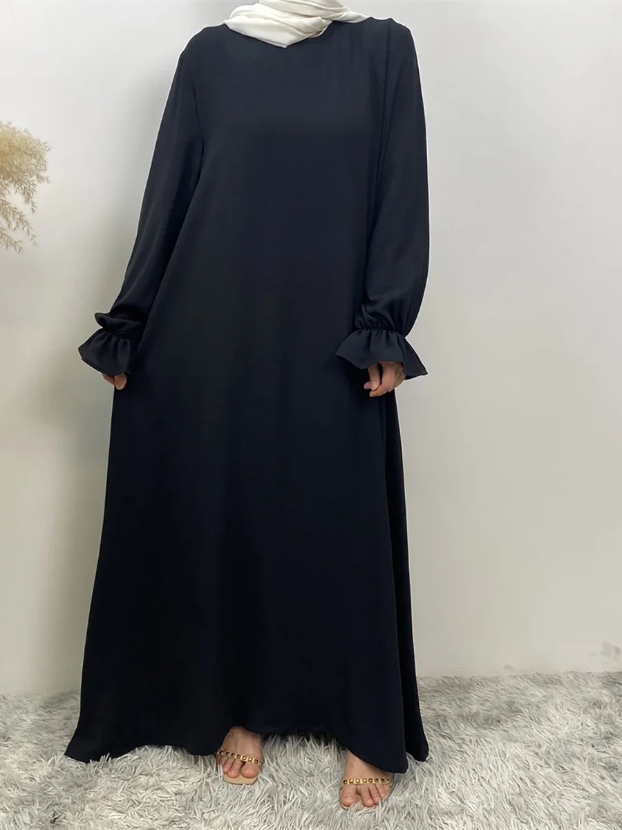 Luxury Dubai Kaftan Abaya with Pockets - Elegant Long Dress for Women | Ramadan & Eid