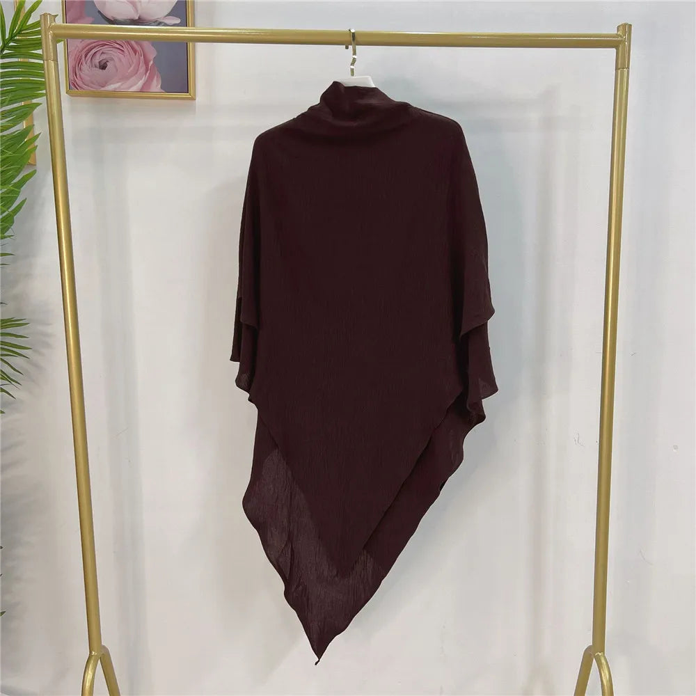 Long Khimar Prayer Garment - Overhead Hijab Pullover