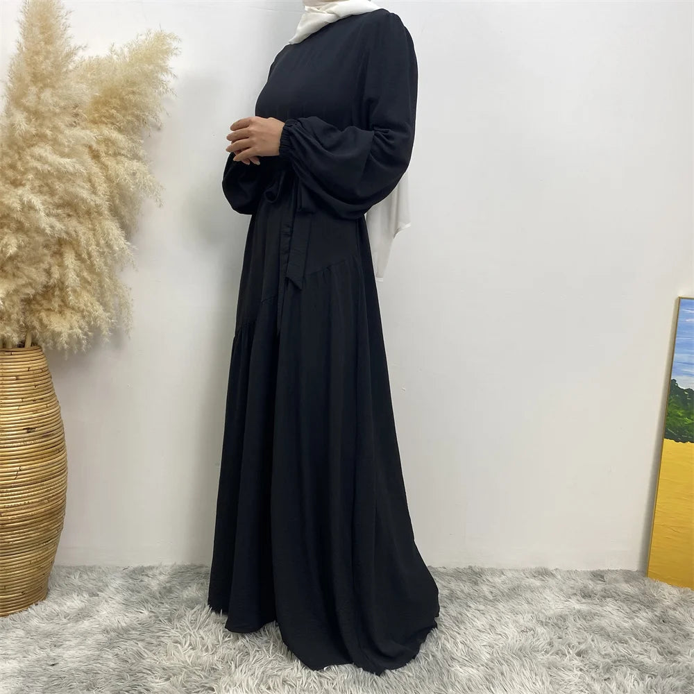 Muslim Fashion Abaya Dress - Long Sleeve Turkish Modest Wear