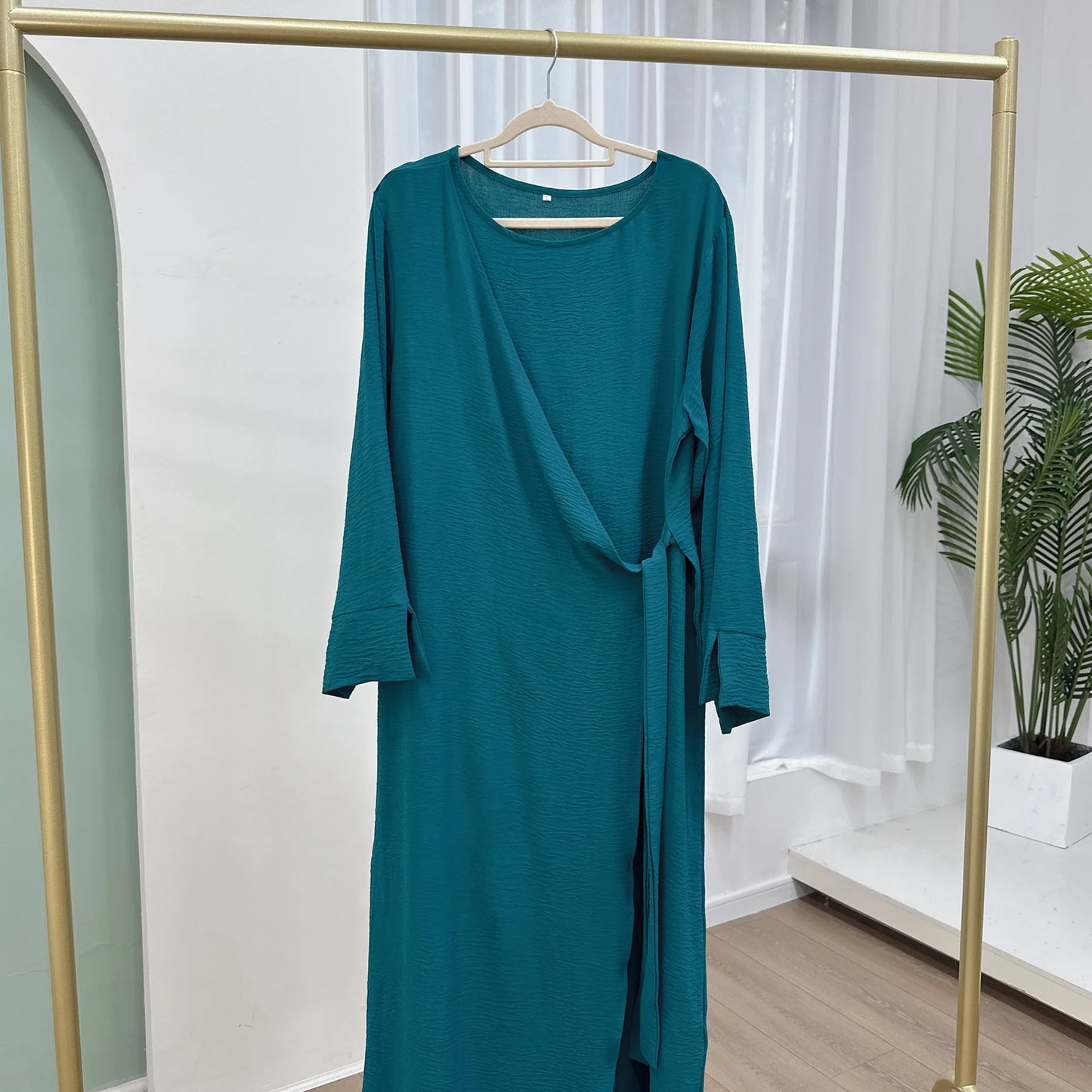 Diamond Embellished Maxi Dress - Gorgeous Party Abaya