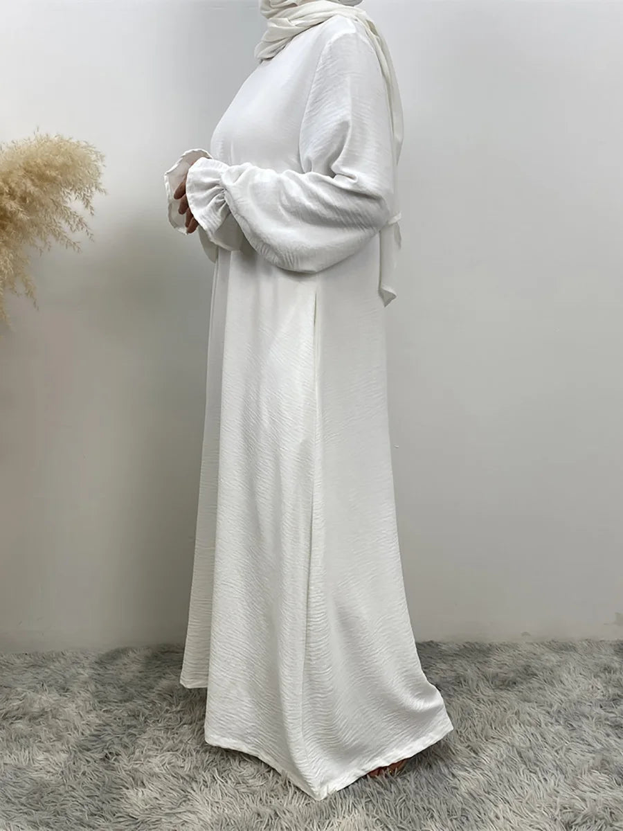 Luxury Dubai Kaftan Abaya with Pockets - Elegant Long Dress for Women | Ramadan & Eid