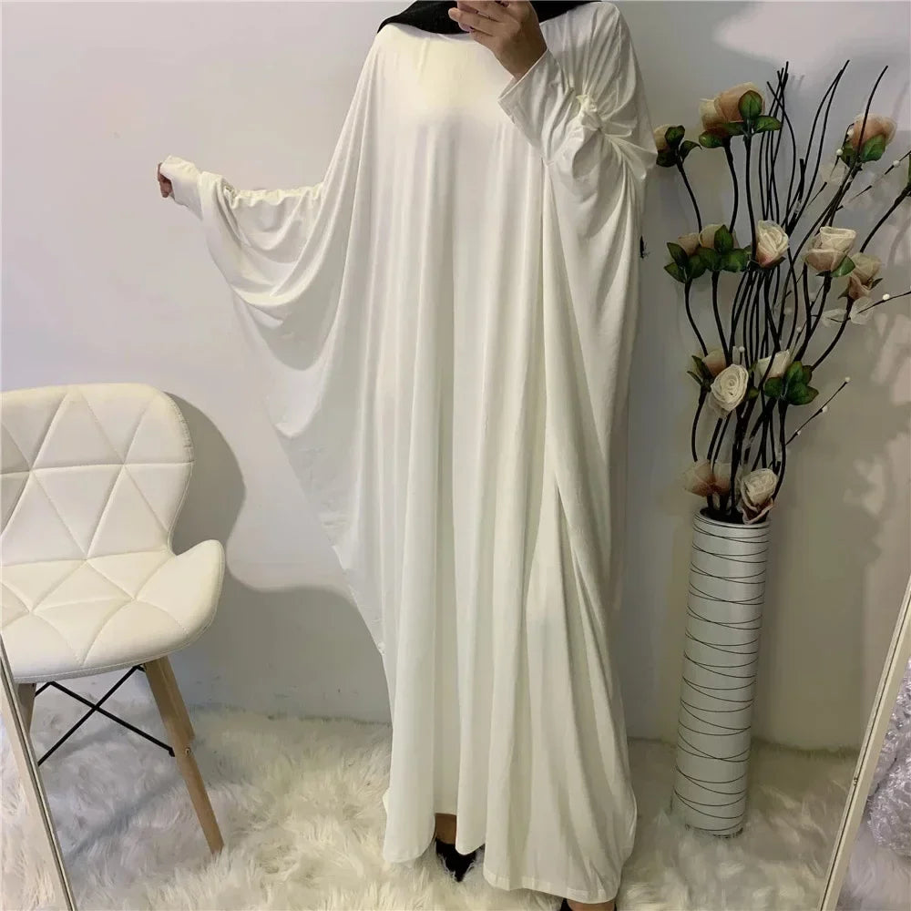 Batwing Sleeve Prayer Dress - Traditional Pullover Abaya