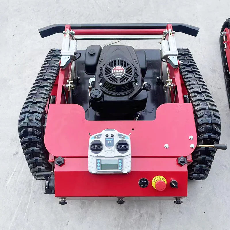 QL500D Heavy-Duty Remote Control Robotic Lawn Mower – 500mm Agricultural Crawler Grass Cutter