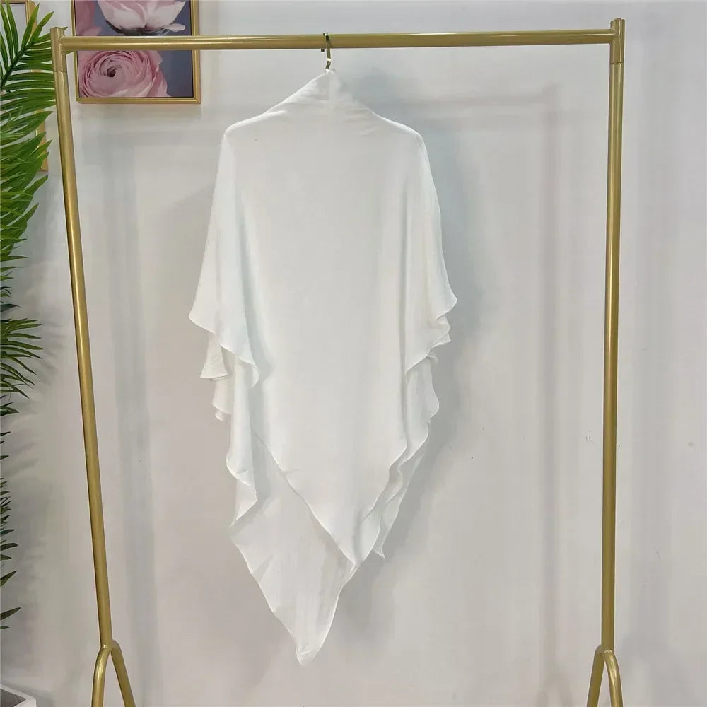 Long Khimar Prayer Garment - Overhead Hijab Pullover