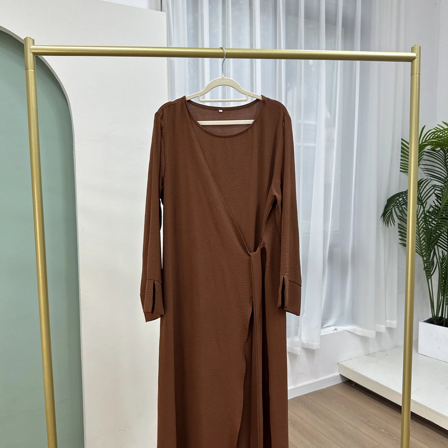 Diamond Embellished Maxi Dress - Gorgeous Party Abaya