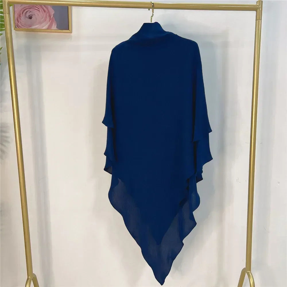 Long Khimar Prayer Garment - Overhead Hijab Pullover