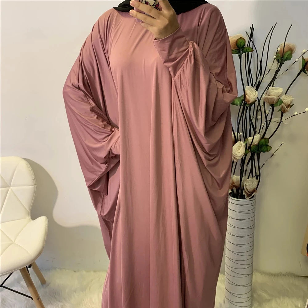 Batwing Sleeve Prayer Dress - Traditional Pullover Abaya
