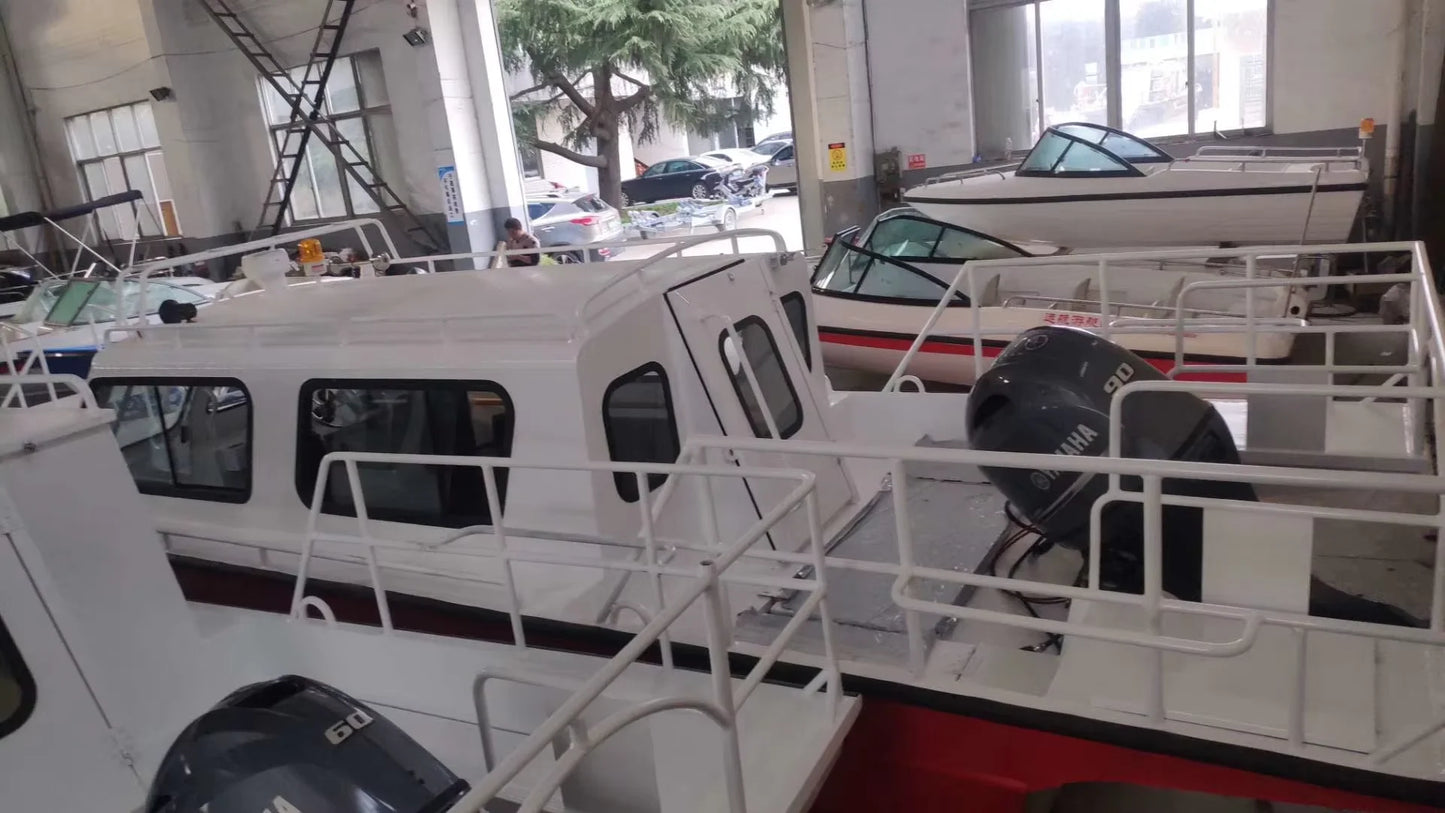 Premium 6-8 Passenger Aluminum Alloy Fishing Boat - River & Sport Yacht