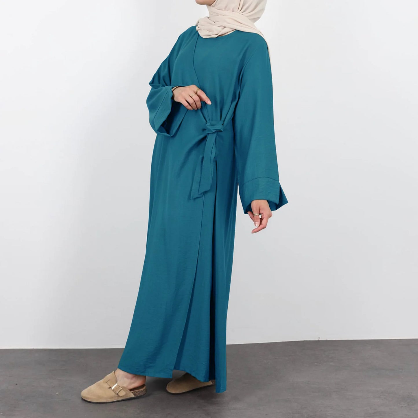 Diamond Embellished Maxi Dress - Gorgeous Party Abaya