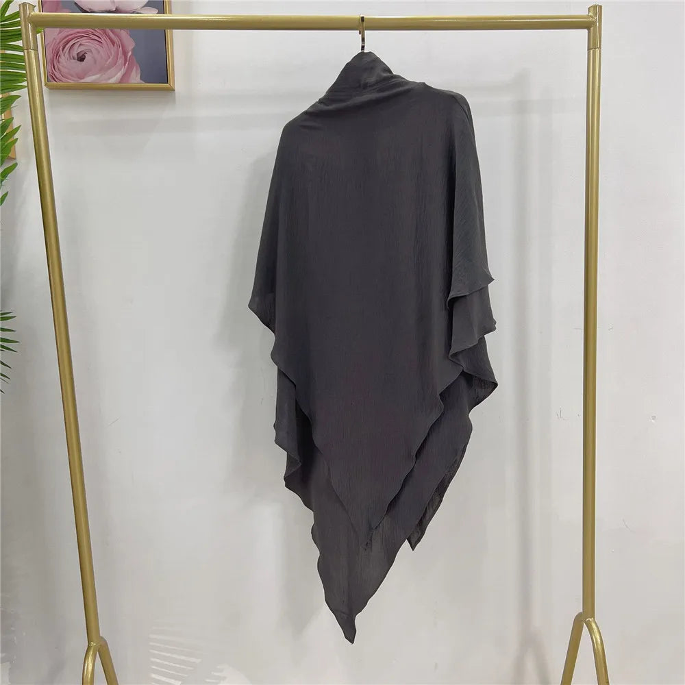 Long Khimar Prayer Garment - Overhead Hijab Pullover
