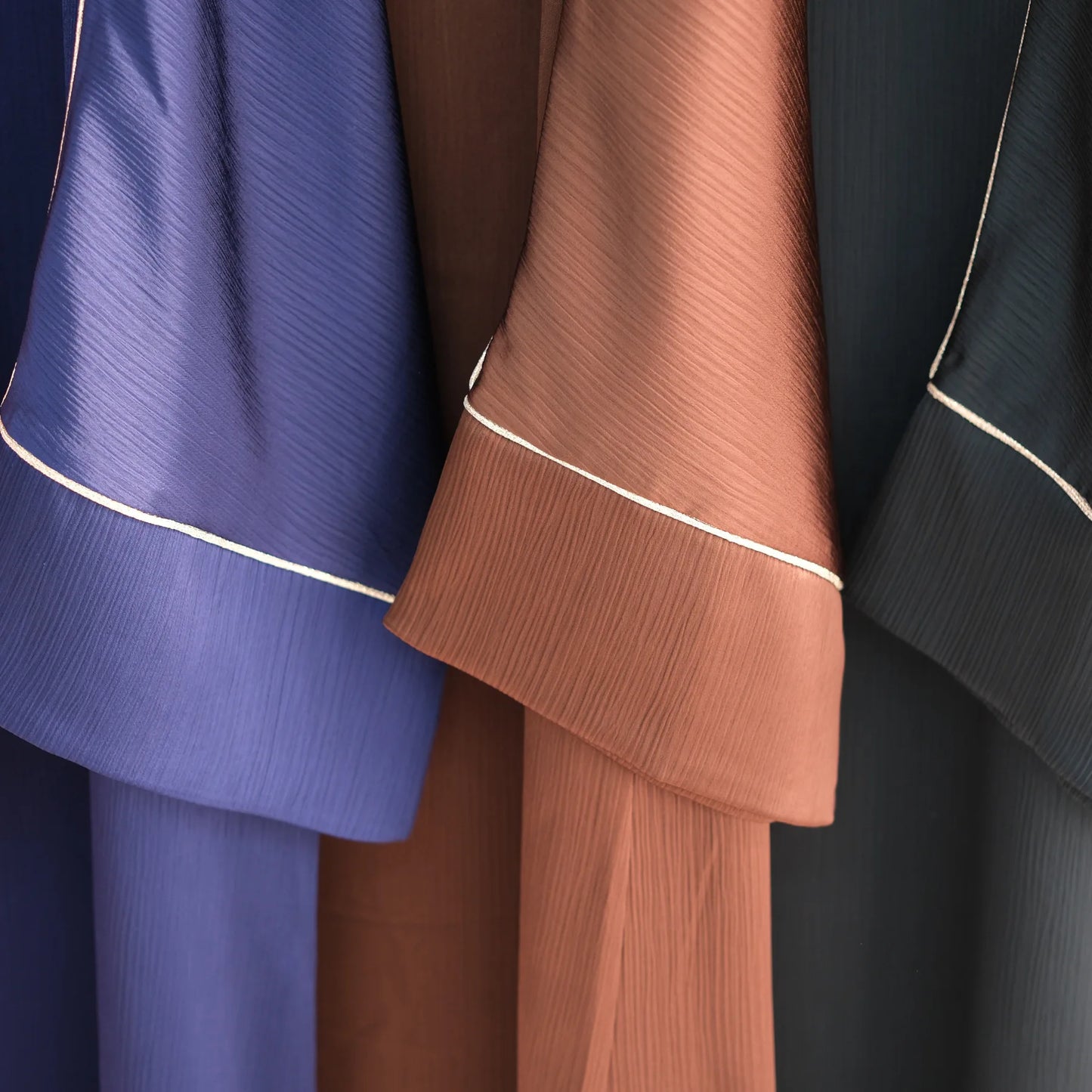 Elegant Muslim Maxi Dress - Embroidered Chiffon Abaya Kaftan for Ramadan & Eid