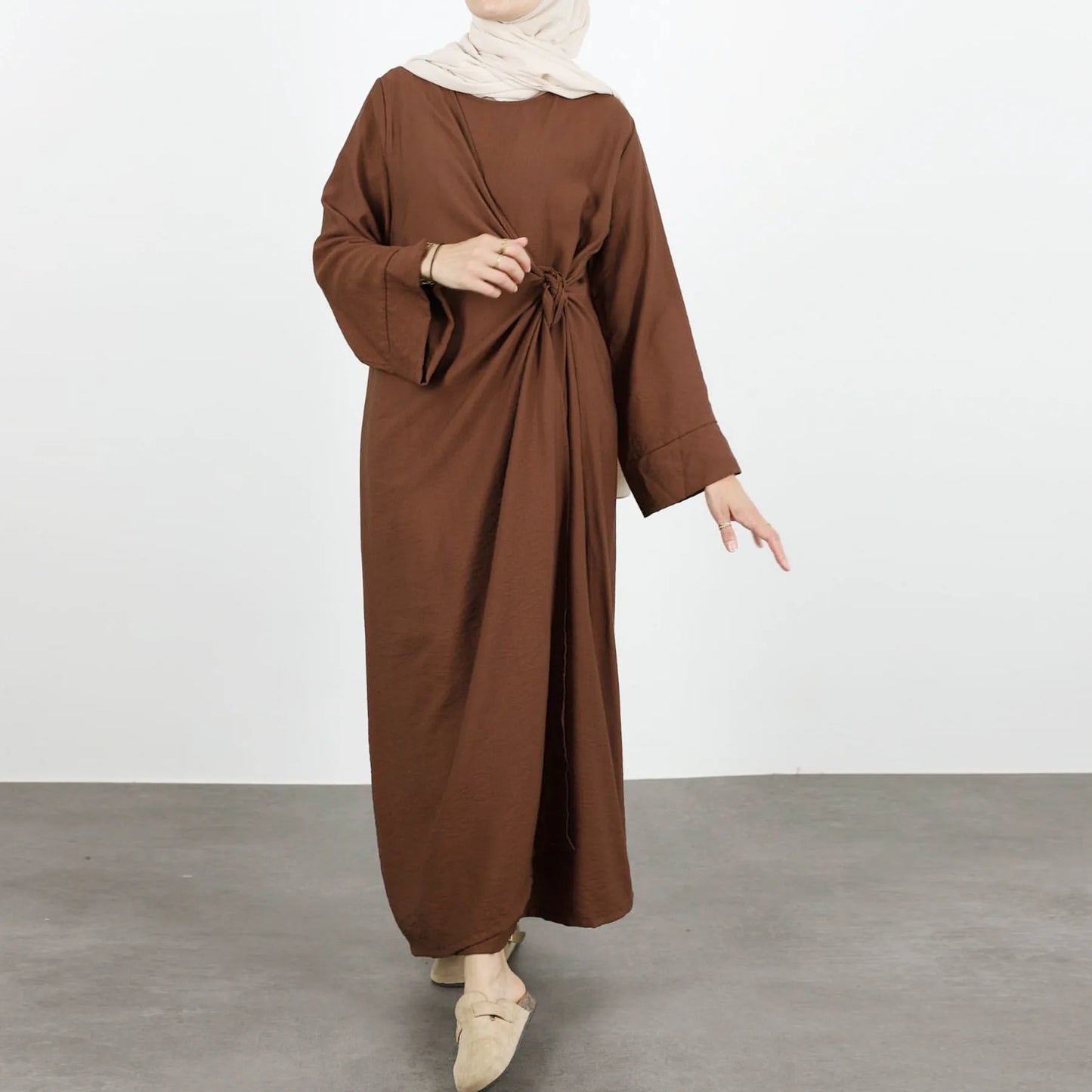 Diamond Embellished Maxi Dress - Gorgeous Party Abaya