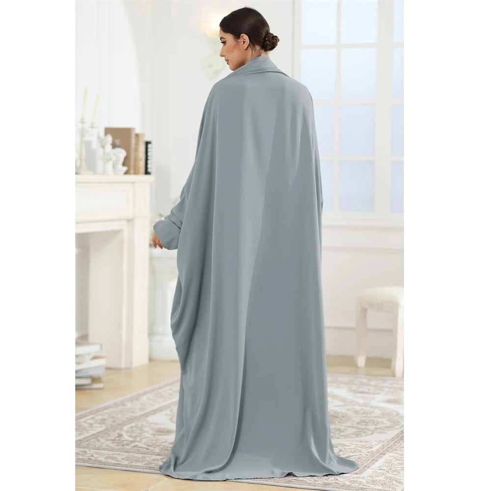 Butterfly Sleeve Prayer Abaya - Modest Ramadan Kaftan