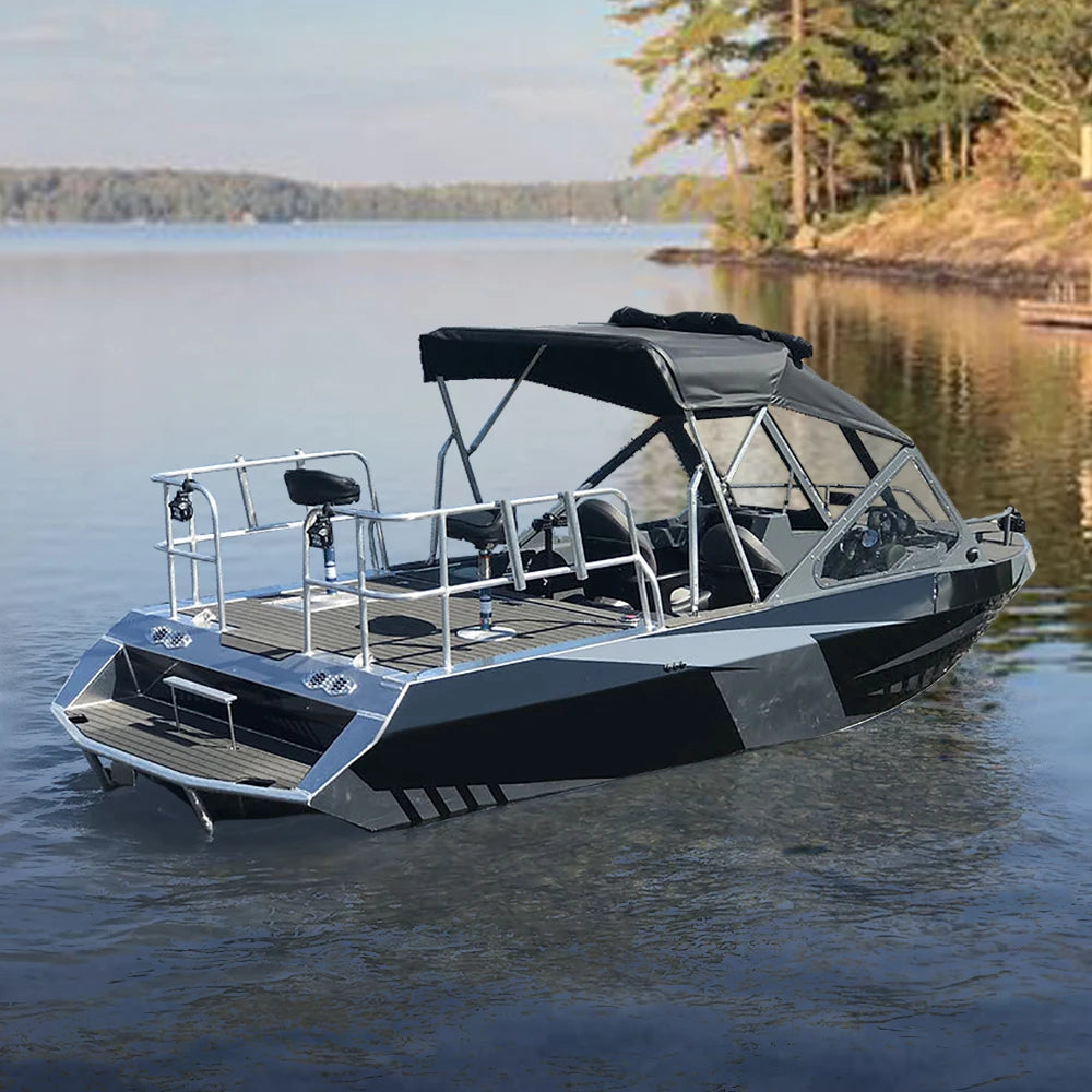 16ft Aluminum Sport Fishing Boat - 6 Person Capacity with 150-300HP Outboard Motor