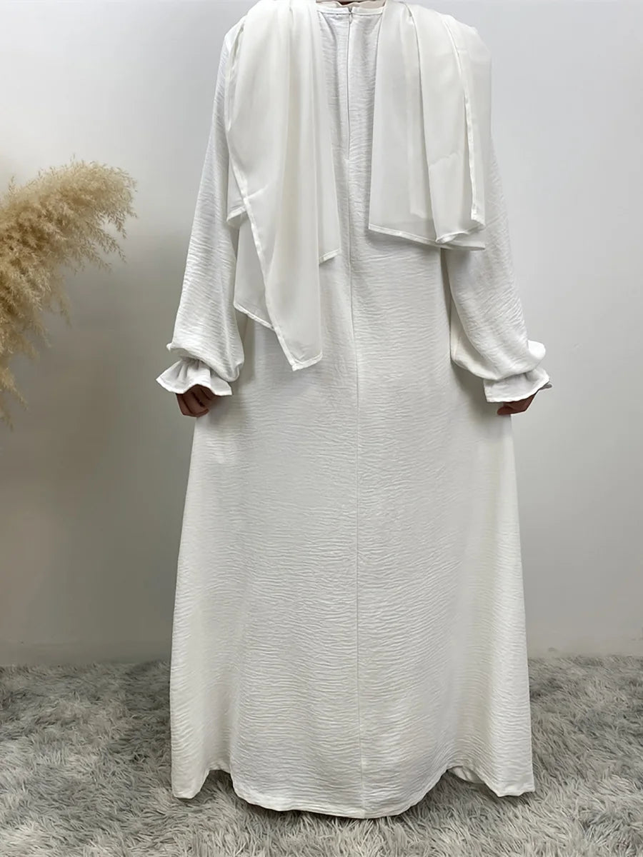 Luxury Dubai Kaftan Abaya with Pockets - Elegant Long Dress for Women | Ramadan & Eid