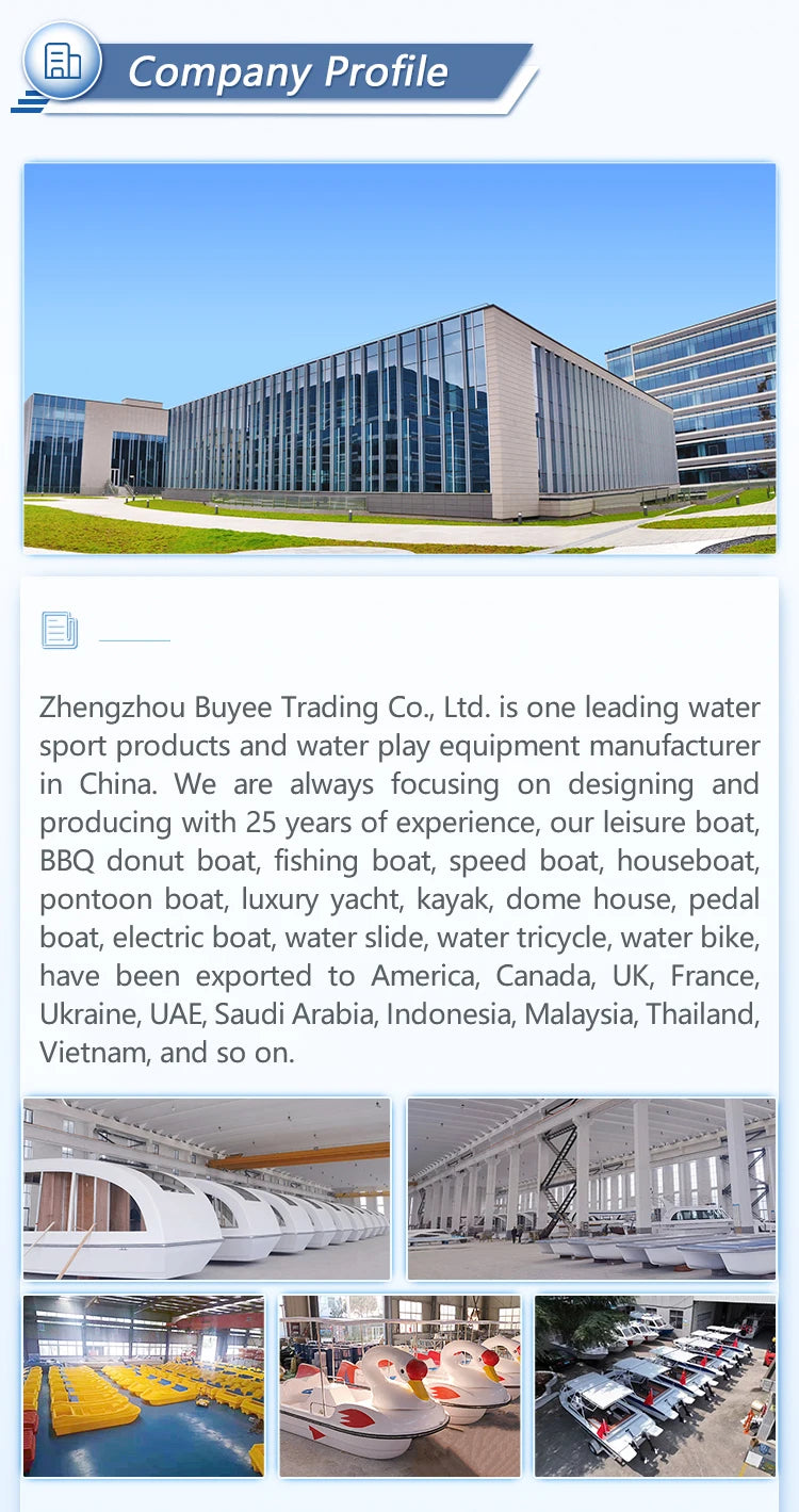 18ft Fiberglass Fishing Boat - 5.5M Leisure Boat with Outboard Motor