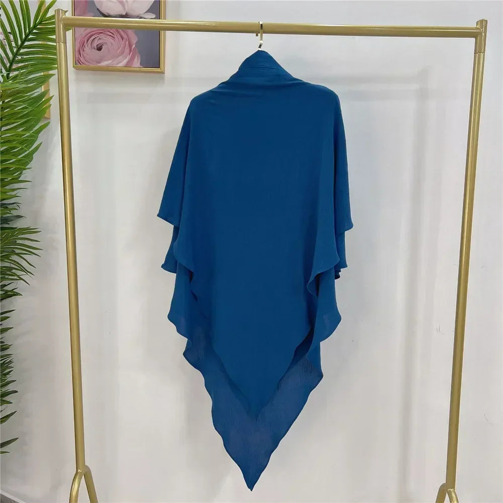 Long Khimar Prayer Garment - Overhead Hijab Pullover