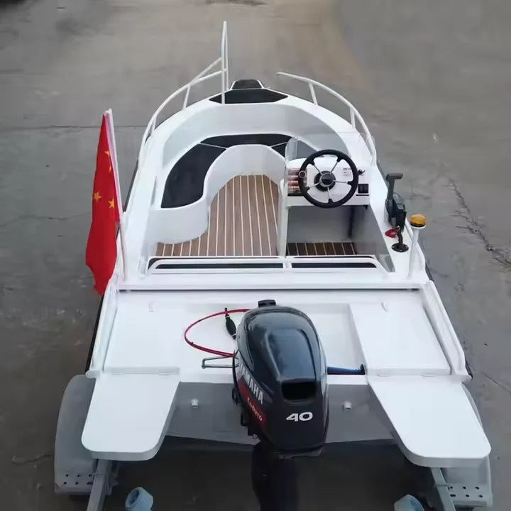 Premium 6-8 Passenger Aluminum Alloy Fishing Boat - River & Sport Yacht