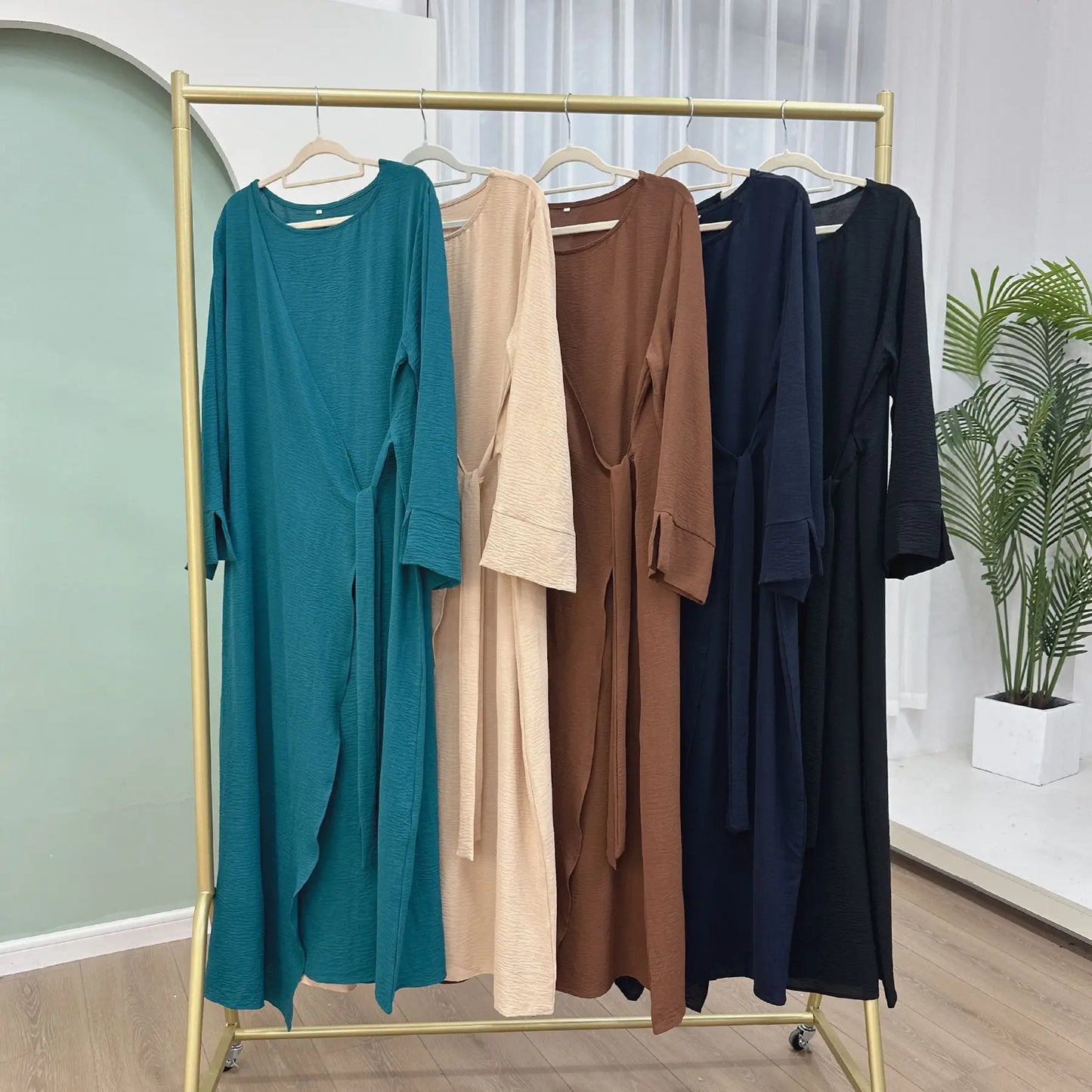 Diamond Embellished Maxi Dress - Gorgeous Party Abaya