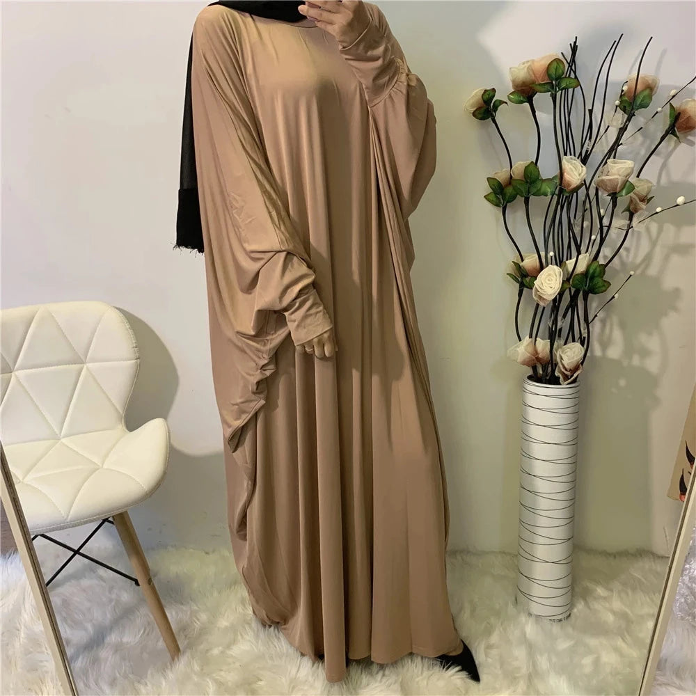 Batwing Sleeve Prayer Dress - Traditional Pullover Abaya