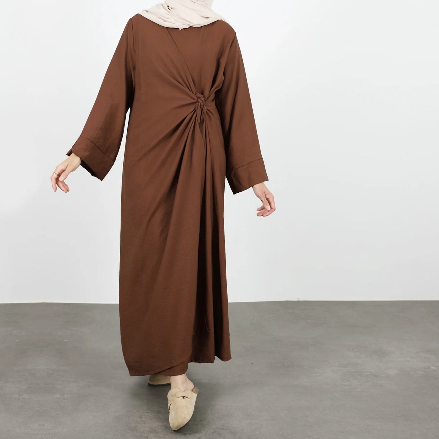 Diamond Embellished Maxi Dress - Gorgeous Party Abaya