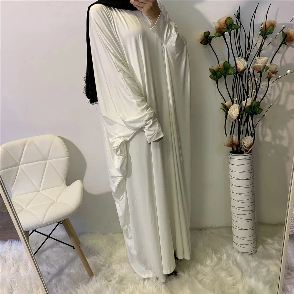 Batwing Sleeve Prayer Dress - Traditional Pullover Abaya