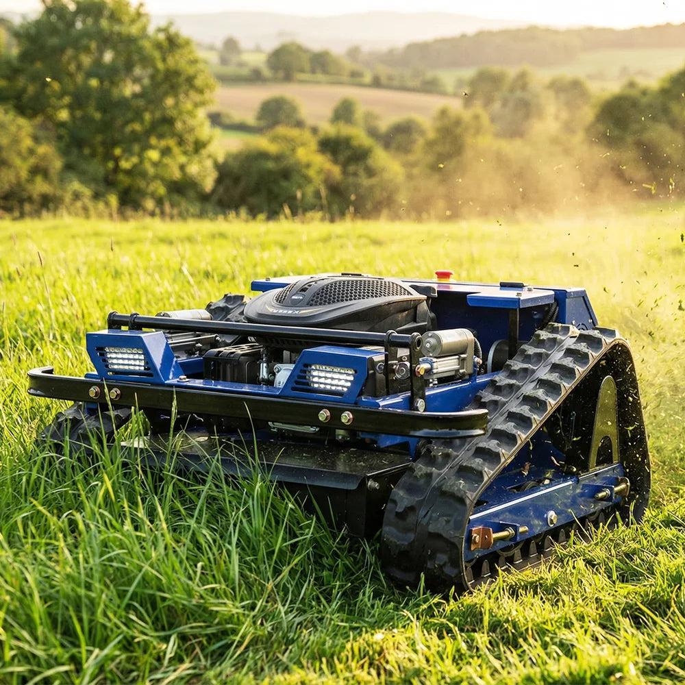 LANDWARD CM800BL Crawler Remote Control Lawn Mower | 10HP Diesel | CE Certified
