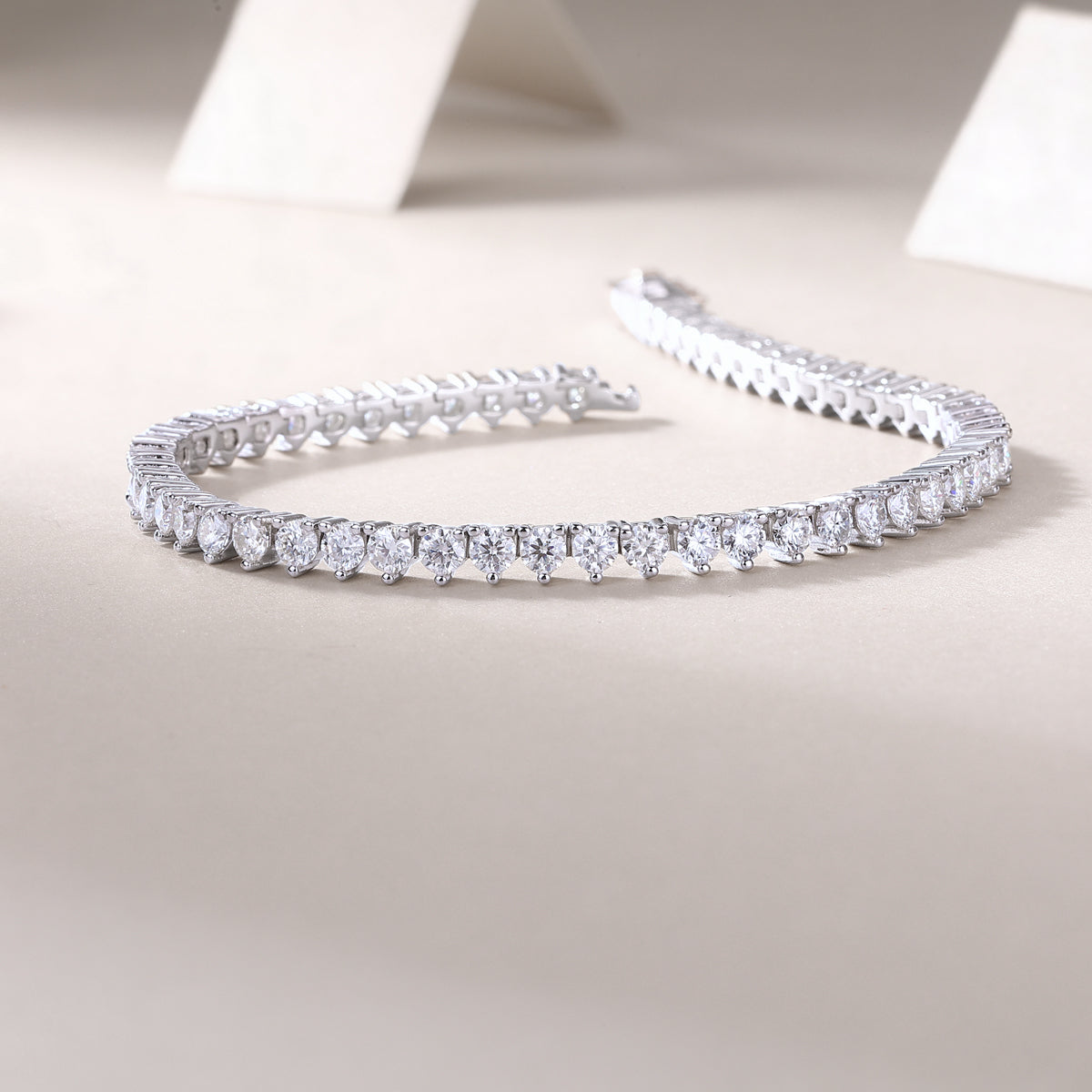 Moissanite Diamond S925 Silver Bracelet – Luxury Fine Jewellery
