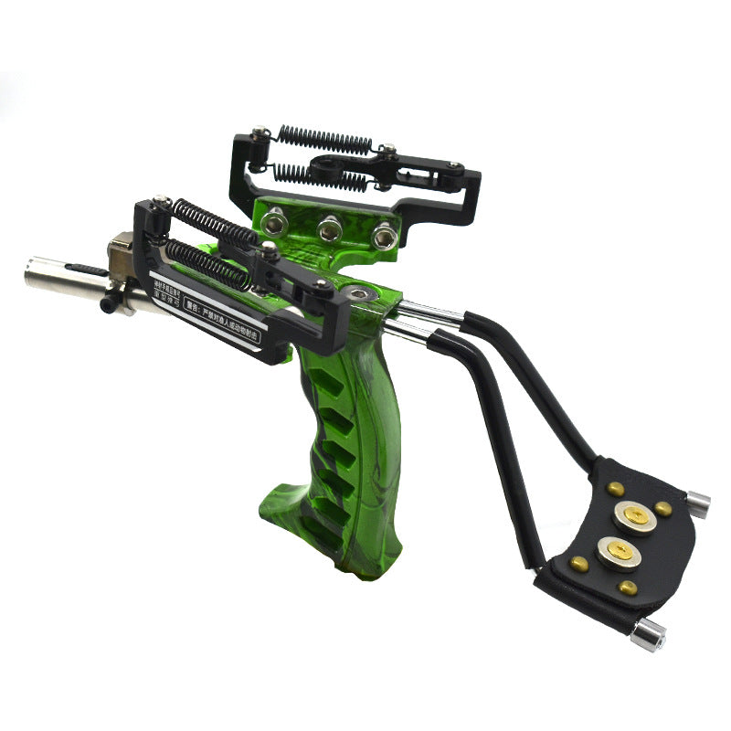 High-Precision Stainless Steel Slingshot with Laser