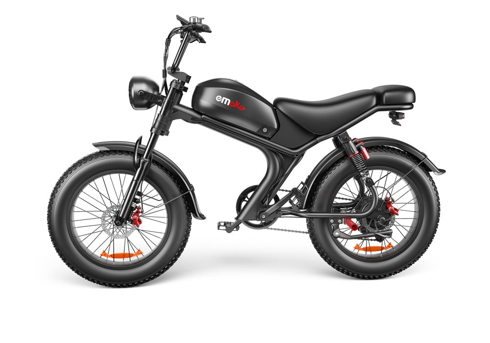 C93 Dual-Drive Electric Bike – 48V 2000W Motor, 23Ah Battery, 55–70KM Range