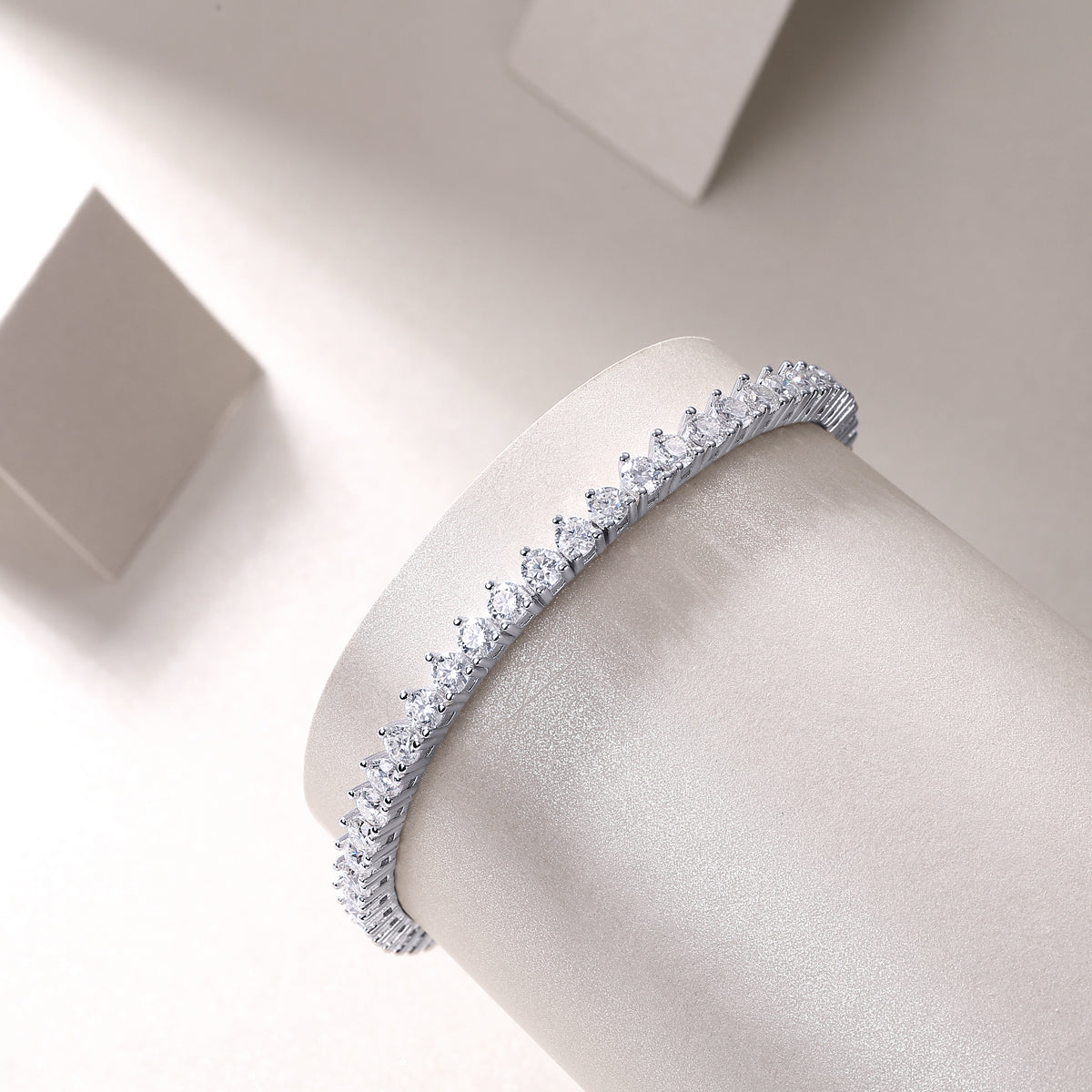 Moissanite Diamond S925 Silver Bracelet – Luxury Fine Jewellery