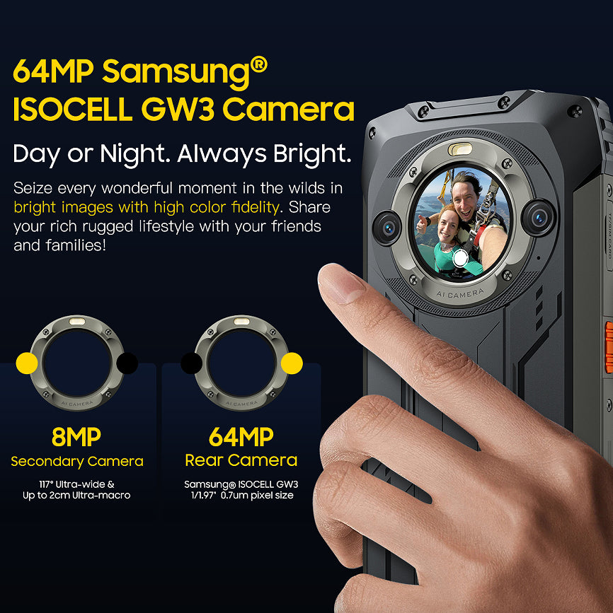 Blackview BV9300 Pro Rugged Smartphone – 12GB + 256GB | EU | Black, Green, Orange