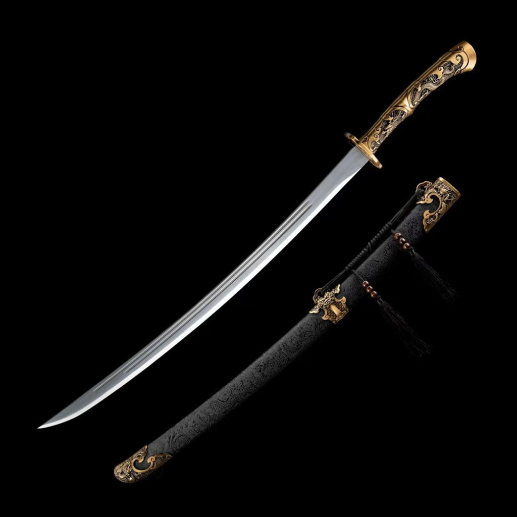 Linglong Green Blade Xiuchun Dao – High Manganese Steel Practice Sword